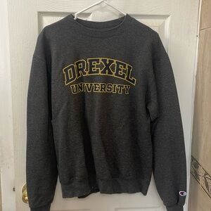 Drexel university crew neck sweatshirt
